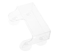 Luxshiny Suction Cup Refrigerator Rack Organizer Acrylic Rectangular Fridge Storage Shelf Removable Suction Design Versatile Usage for Home and Freezers