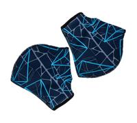 Luxshiny Swim Paddles Hand Gloves, Neoprene Blue Aquatic Gloves for Swim Training, Universal Fit, Protect Hands, Water Fitness Classes and Water Excursions
