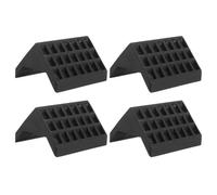 Luxshiny Table Tennis Desk Corner Guard 4Pcs Black Plastic Replacement Wrap Soft Rubber for Indoor Table Edge Protection