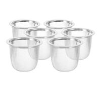 Luxshiny Tea Infuser Stainless Steel Mesh Filter Basket 6Pcs Replacement for Loose Leaf Teapots for Home and Party Brewing