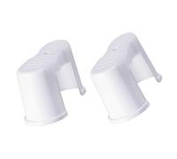 Luxshiny Toilet Step 2pcs Bathroom Plastic Non-Slip Footstools Squatting Footstool Bath with Good Load-Bearing Capacity, Portable and Sturdy for Toilet Assistance
