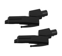 Luxshiny Tonearm Head Bracket Stylus Mount Adapter 2Pcs Plastic Cartridge Holder for Vintage Record Player Accessories Needle Guard for Turntable Replacement