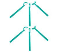 Luxshiny Tongue Tip Training Tool 6pcs Plastic Oral Muscle Exerciser for Speech Rehabilitation at Home and Professional Therapy