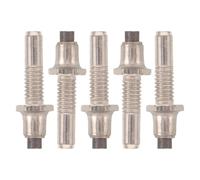 Luxshiny Tungsten Steel Trekking Pole Tips Anti-slip Grip and Wear-resistant Design 5pcs with Hexagonal Threaded Connection Replacement Walking Cane Tips for Outdoor Climbing and Mountain