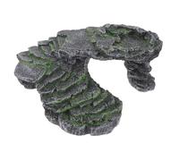 Luxshiny Turtle Basking Platform and Habitat Ornament Climbing Ramp, Floating Turtle Tank Accessory and Reptile Cave Hide for Aquarium Terrapins