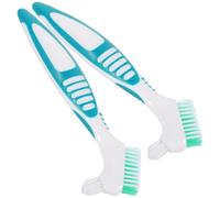 Luxshiny Turtle Shell Cleaning Brush 2Pcs Multi-Functional Mini Double-Head for Aquatic Tortoise and Household Shell Care