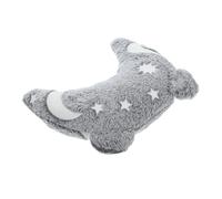 Luxshiny U-shaped Neck Pillow for Small Dogs and Cats Soft Half-moon Cushion for Comfortable Sleep Calming Indoor with Glow Dark Design Versatile for Rest and Play