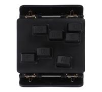 Luxshiny Ukulele Chord Training Aid Black for Beginners Comfortable Practice Tool with Chords C Am Dm Easy Finger Position Corrector for Ukulele Learning System