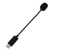 Luxshiny USB Gooseneck Microphone with USB Plug Bendable Design for Desktop Computers and Conferences, Metal and Abs Material Condenser Mic for Meeting and Recording