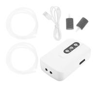 Luxshiny USB Rechargeable Oxygen Pump for Fish Tank with Intelligent Chip and Dc Dual Use, 2200ma Capacity Plastic Aquarium Air Pump for Silent Oxygen Increase in Aquariums