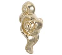 Luxshiny Vintage Brass Cabinet Pull Handle with Cloud Shape, Corrosion Resistant and Easy Installation, Golden Colour Suitable for Dresser and Bookcase Furniture Hardware