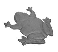 Luxshiny Vintage Inspired Frog Stepping Platform Made of Sturdy Iron with Nonslip Surface and Provides Stability, for Patio Entrances and Garden Pathways as Decorative Outdoor Yard Décor