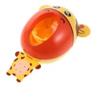 Luxshiny Wall Mounted Giraffe Toothpaste Squeezer Roller Tube Dispenser Adhesive No-Drill Bathroom Organizer Space-Saving Toothpaste Holder Efficient Tube Rolling Tool