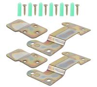Luxshiny Wall Mounting Bracket Easy DIY Installation with Fixing Screws and Expansion Pipes Metal Holder Space Saving Solution for Electric Fan Iron for Studios and Balconies