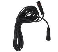 Luxshiny Waterproof 5m Solar Light Extension Cable with Dual-core Pvc and Copper Construction, Outdoor Spotlights Extension Cord for Garden and Landscape Lighting with Dualpin Dualhole
