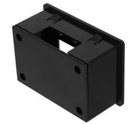 Luxshiny Waterproof Electrical Junction Box with Fine Craftsmanship, Black Plastic Recessed Outlet Box Suitable for Electronics and Communication Applications, Multifunctional Design