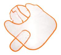 Luxshiny Waterproof Orange Medium Dog Raincoat Lightweight Pet Rain Jacket for Puppies and Medium Breeds like Small Fluffy Dogs, Shiba, Border Collie, Golden Retriever