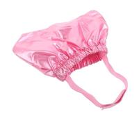 Luxshiny Waterproof Pet Bath Hat with Adjustable Strap, Red Medium Dog and Cat Shower Ear Cover for Grooming and Bathing Protection