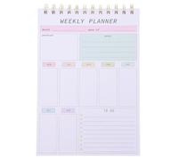 Luxshiny Weekly Appointment Planner Notebook A5 Size with 104 Undated Pages, Portable and Elegant Design Featuring Paper, Pp, and Steel Wire Materials, for Students at Home Or on The Go