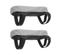 Luxshiny Wheelchair Armrest Pads 2pcs Replacement Cushions Universal Drive Wheelchair Replacement Parts Gray Arm Rest Covers for Mobility Aids Office Chairs