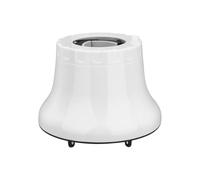 Luxshiny White Hair Dryer Diffuser Nozzle Attachment for Curly and Natural Wavy Hair Plastic and Rubber Material Reduces Frizz and Defines Curls Suitable