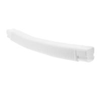 Luxshiny White PVC Air Conditioning Duct Cover for Mini Split Systems with Corrugated Tube Design, Tool Free Installation and Pipe Concealment, for Exterior Walls and Offices