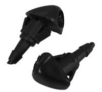 Luxshiny Windshield Washer Nozzles Front Windshield Wiper Nozzles 2pcs Replacement Abs Material Efficient and Thorough Cleaning for Vehicle Windscreens