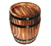 Luxshiny Wine Barrel Decor Rustic Oak Barrel Ornament for Home Bar Garden and Party Versatile Flower Pot and Artistic Craft Unique Vintage Design