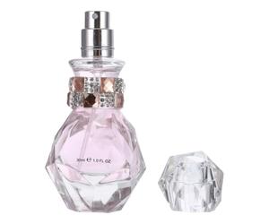 Luxshiny Women's Fragrance Light Scent 30ml Pink Glass Lightweight Portable Eau De Parfum inside Arms behind Ears after Showering before Going the Morning