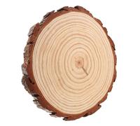 Luxshiny Wood Walkway Path Decorative Natural Beauty Wood Log Stepping Stones Weather Resistant Durability Easy to Install Garden Paths Crafting