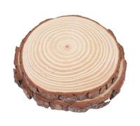 Luxshiny Wooden Garden Paver Stepping Stones 2Pcs Round Wood Slice 23-25Cm Diameter 2Cm Thickness for Outdoor Pathway and Yard Landscaping