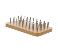 Luxshiny Wooden Pegboard for Hand Rehabilitation with Firm Materials Enhances Finger Dexterity and Fine Motor Skills User Friendly Pegboard for Occupational Therapy and Cognitive Focus