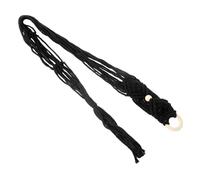 Luxshiny Woven Ukulele Hanger Wall Mount Guitar Holder Made of Cotton Linen with Macrame Design, Elegant and Simple Style for Music Instrument Storage and Decorate Your Wall Or Garden