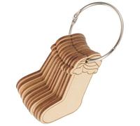 Luxshiny Yarn Bobbin Tool Knitting Yarn Bobbin Wooden and Metal Ball Winder Khaki Thread for Storage Cross Stitch Embroidery