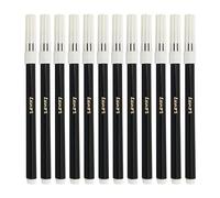 LUXSIN Single Colour Felt Tip Pens, BLACK, Fine Point, Pack of 24, Ideal for Write Draw Sketch Mark, Perfect for School Home Office Use, iZOFAX Black Ball Pen