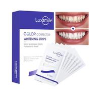 LUXSMILE Teeth Whitening Strips, Zero Sensitivity, Enamel Safe, Dentist Formulated Teeth Whitening Kit, Teeth Whitener Strips, White Teeth, Tooth Whitening Strip, Smile Teeth Whitening