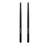 Luxspire 2PCS Multi-purpose Small Makeup Brushes, Lipstick Gloss Brushes Applicators Eyeshadow Lip Liner, Cruelty-Free Synthetic Fiber Bristles, Black
