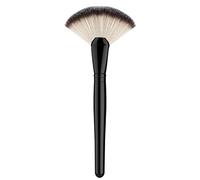 Luxspire Fan Makeup Brush, Black | Professional Highlighting Make Up Brush, Blush Bronzer Cheekbones Brush, Make Up Tool