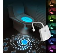 LUXSSOLX Toilet Light*Body Sensing*RGB Multicolor*USB Charging*Upgraded-Light up Floor*Motion Sensor*No Battery*Easy to Install*Full of Dream