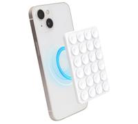 LuxStellar Magnetic Mobile Phone Suction Cup Holder for MagSafe - Sturdy Magnetic Phone Holder - Universal Suction Cup Mobile Phone Holder for Car, Office and Home