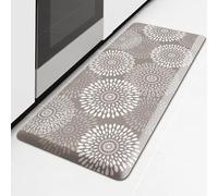 LuxStep Kitchen Mat Waterproof Kitchen Rugs for Floor Cushioned Anti-Fatigue Mat Non-Slip Standing Desk Mat Comfort Floor Mats for House Sink Office 17.3" x 39" Khaki