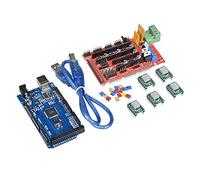 Luxtech 3D Printer Control Board Kits for Arduino Mega2560R3 Master Control Board + RAMPS 1.4 + 4988 Driver Board Electronic Components