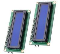 Luxtech LCD 1602 16x2 Serial interface 2 Pack Adapter Module Blue Backlight input/Output Expansion Board for Arduino UNO R3 MEGA2560