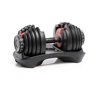 LUXTRI Short Dumbbell Variably Adjustable with Rotary Mechanism from 2.5 to 24kg Adjustable Dumbbell