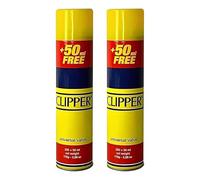 Luxtrous Genuine Clipper Gas, Gas Refill Canister, Universal Refill Fluid for Lighters, Torches and Camping Stoves - 300ml Capacity (Pack of 2)