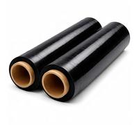 Luxtrous Thick Pallet Wrap Cling Film | Heavy Duty Shrink Wrap | Tear Resistant Stretch Wrap Rolls 500 mm x 400 mtr - 1.8KG each | Moving Essentials for Homes and Industrial use