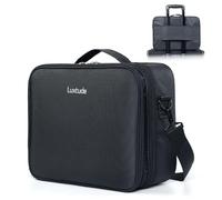 Luxtude Electronic Organizer Travel Case Large, Double Layer Tech Carrying Case, Cord Organizers Travel, Cable Organizers Bag, Large Charger Bag, Home Electronics Case Fits for iPad (Up to 12.9 in)