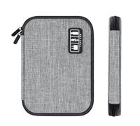 Luxtude Electronics Travel Organiser, Compact Cable Organiser Bag, Portable Cable Tidy Bag, Travel Cable Case Tech Organiser Pouch for Electronic Accessories, USB, SD, Charger, Drive