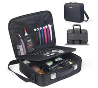 Luxtude Large Barber Case, Barber Bags for Clippers and Supplies, Travel Hair Clipper Case, Clipper and Trimmer Cases, Barbers Accessories for Wahl 5Star/Hatteker/Oneisal/Andis Grooming Kits
