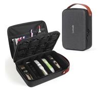 Luxtude Large Barber Case, Hard Barber Bags for Clippers and Supplies
